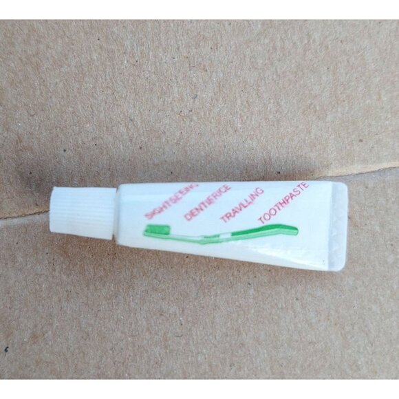Dentifrice Mini Travel Toothpaste Tube Vintage Doll Size For Decoration - Picture 4 of 5